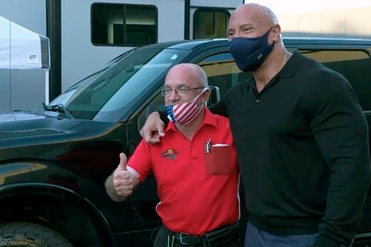 Dwayne Johnson tuvo un gesto de gratitud con Bruno, la persona que lo cuidó cuando tenía 15 años