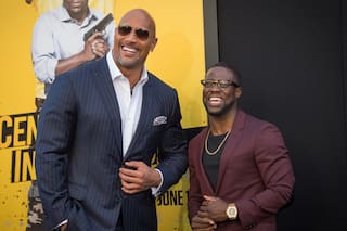 Dwayne “La Roca” Johnson y Kevin Hart se sumaron a un reto viral, pero no todo salió como esperaban