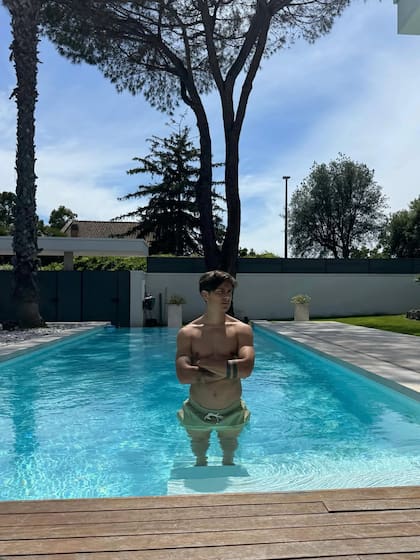Dybala en un día de calor en Italia (Foto: Instagram/@paulodybala)