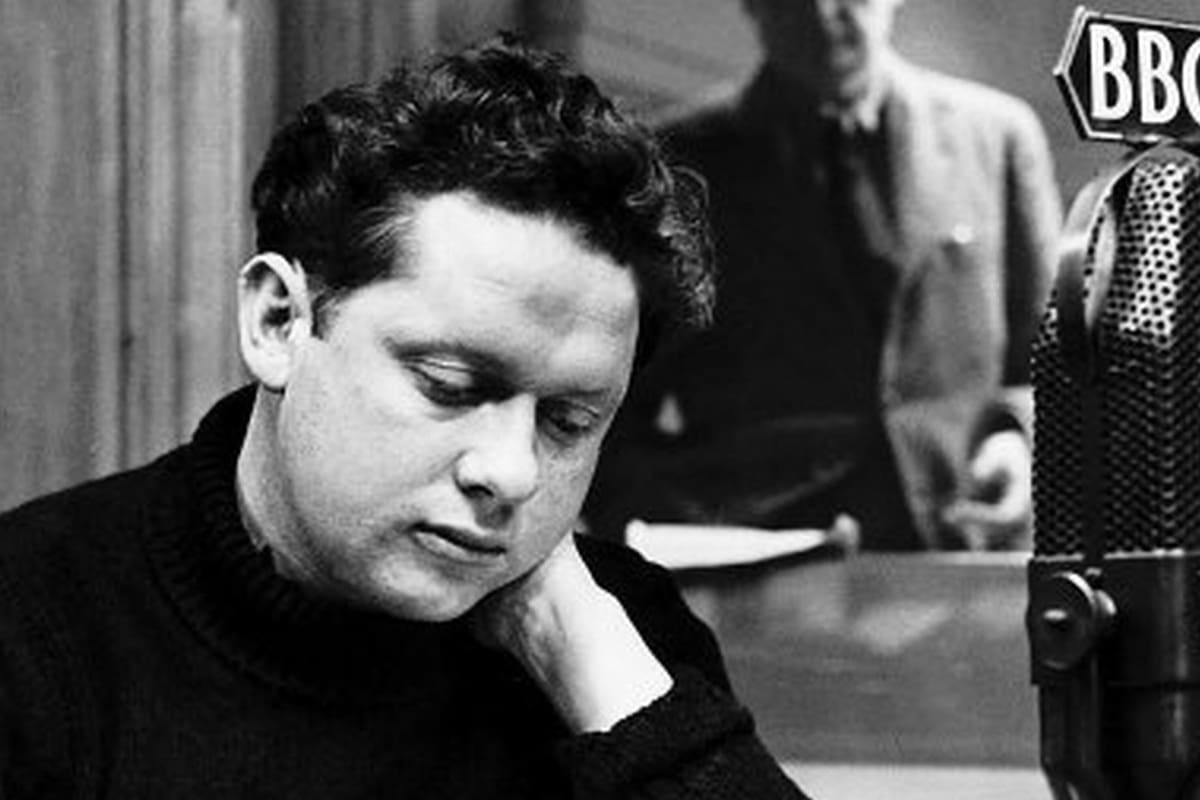 Dylan Thomas, leyendo sus obras en la BBC