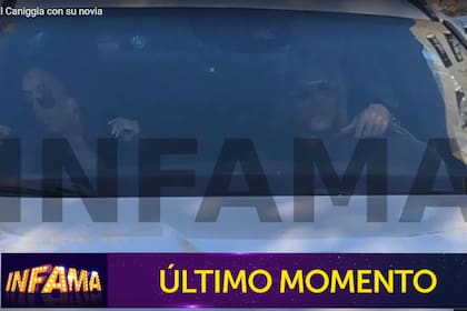 Claudio Paul Caniggia y su novia Sofía Bonelli en Puerto Madero