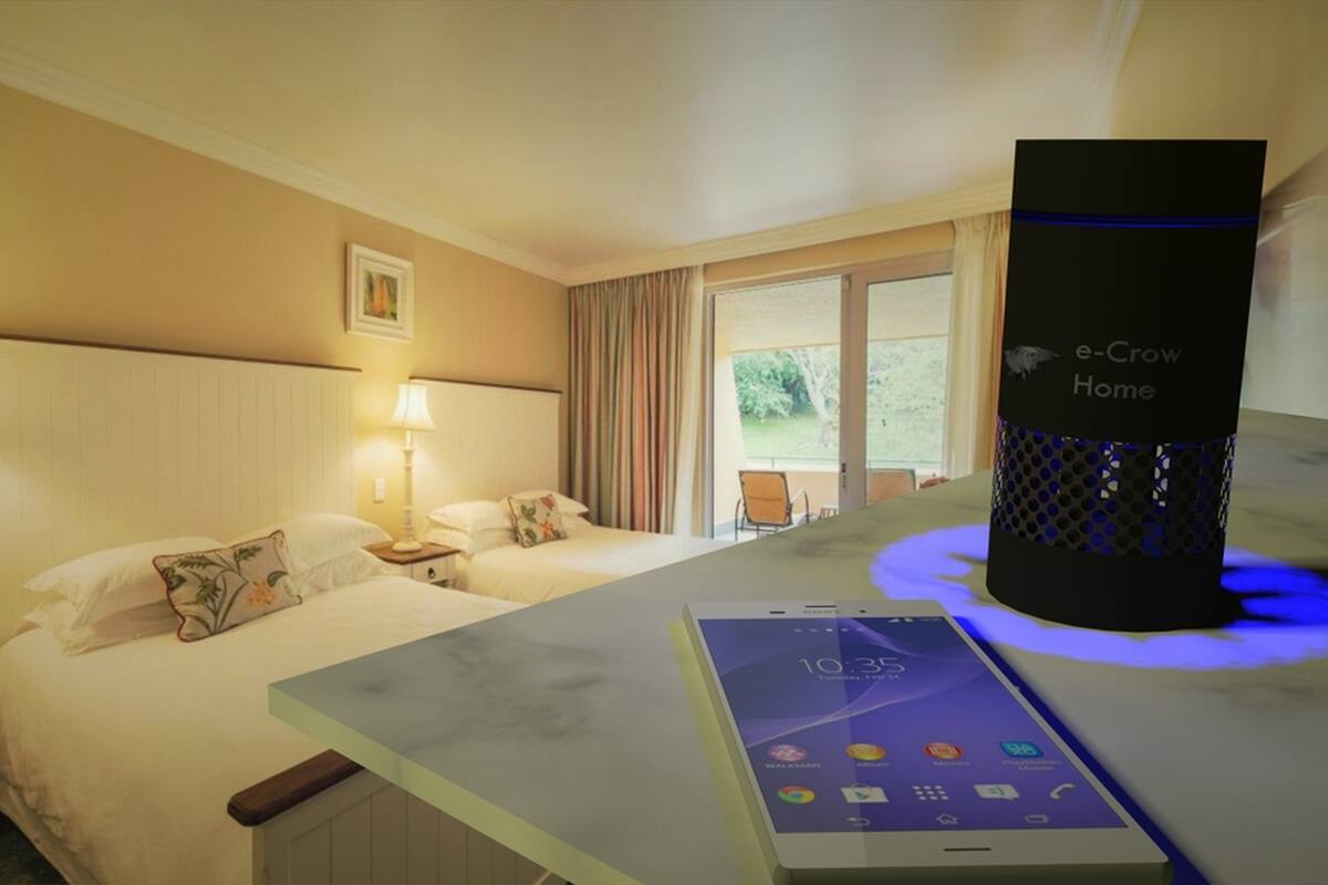 E-Crow Home es un equipo desarrollado en la Argentina que monitorea la calidad del aire en hogares