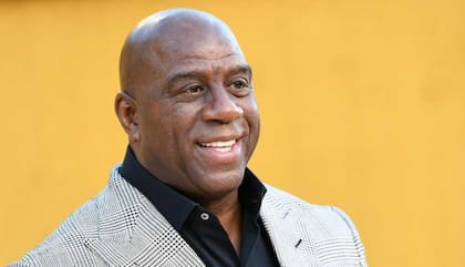 Earvin "Magic" Johnson, uno de los máximos ídolos de Los Angeles Lakers