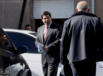 Echegaray en los tribunales, en 2013, cuando todavía era el jefe de la AFIP