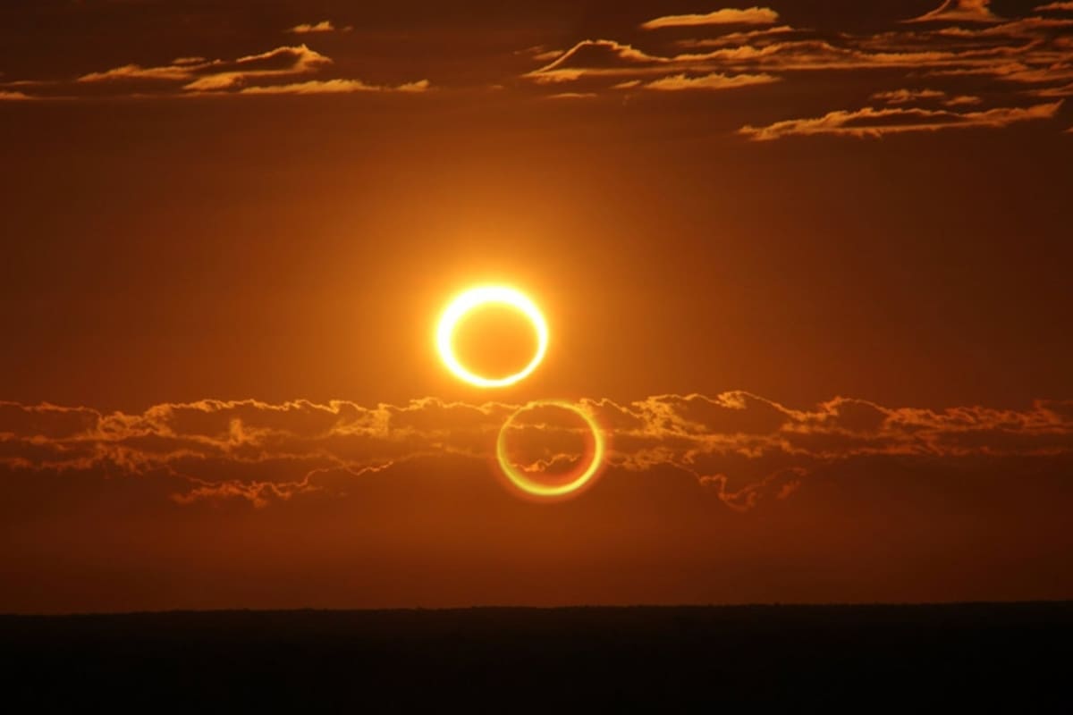 Eclipse solar anular: así se vio el anillo de fuego