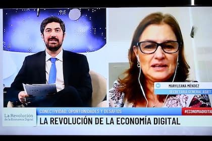 Maryleana Méndez dialogó con Ignacio Federico y destacó la importancia de establecer reglas de juego claras en medio de la transformación digital