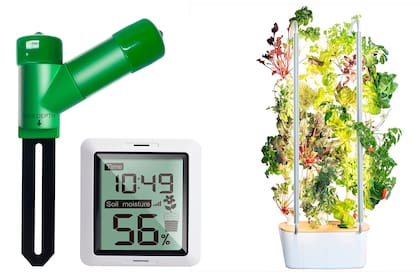 Ecowitt y Gardyn permiten controlar las necesidades de las plantas desde el celular