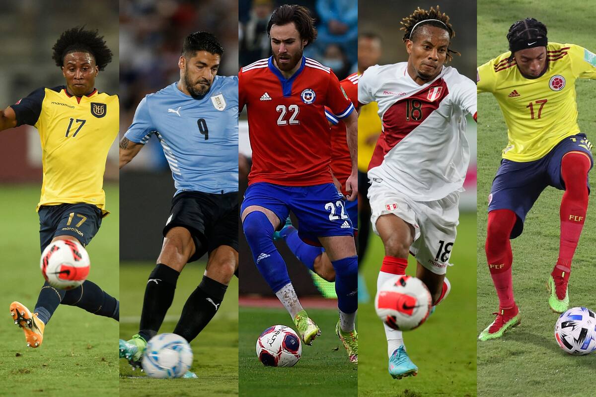 Ecuador, Uruguay, Chile, Perú y Colombia: cinco países con la ilusión de llegar al Mundial