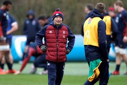 Eddie Jones, el entrenador de Inglaterra.