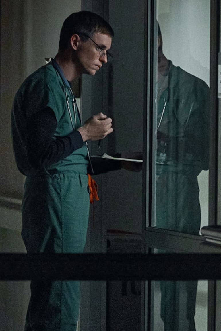 Eddie Redmayne en El ángel de la muerte