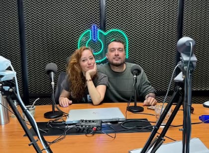 Eddy en Tu voz importa, el programa radial de Silvia (Foto: Gentileza Silvia)