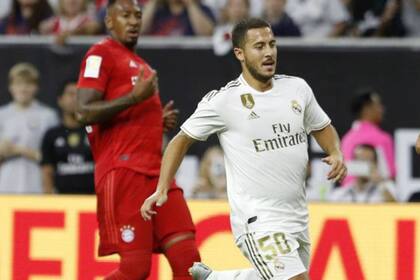 Eden Hazard debutó con un número curioso: el 50 en la espalda