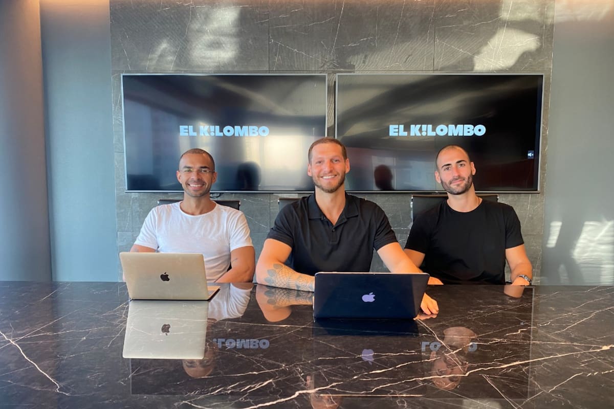 Edgar Anzola, Gabriel Gagliardoni y Javier Ríos, los cofundadores de El Kilombo