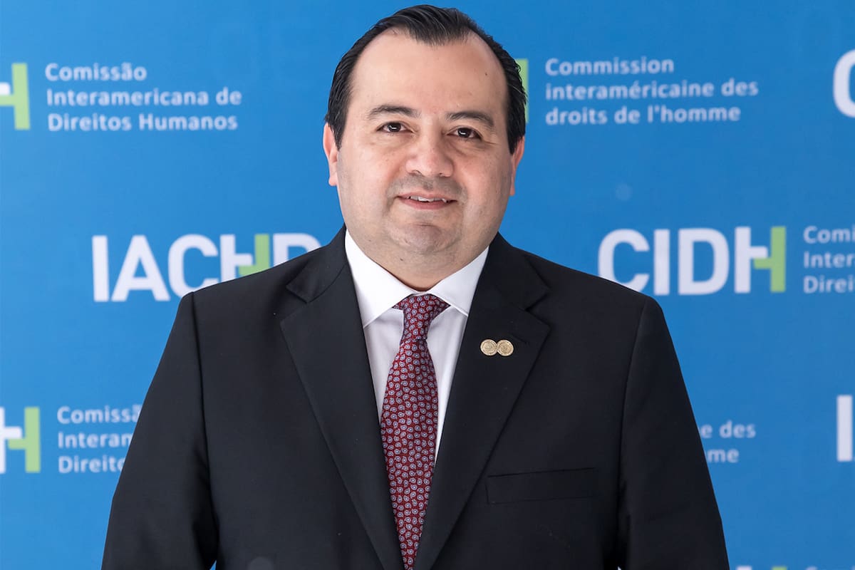 Edgar Stuardo Ralón Orellana, presidente de la CIDH y relator para la Argentina del organismo que depende de la OEA