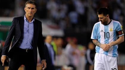 Edgardo Bauza y Lionel Messi