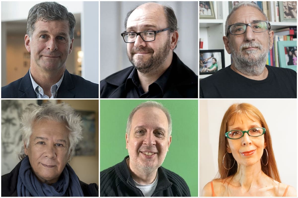 Edgardo Esteban, Federico Lorenz, Pablo Alabarces, Víctor Heredia, Fernando Pedrosa y Roxana Kreimer
