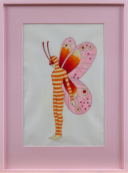 Edgardo Giménez, "Mariposa" (1981), una de las piezas de su trítico