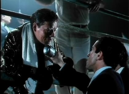 Edgardo Nieva como Gatica en una escena del film de Favio
