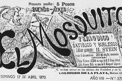 Edición del periódico satírico "El mosquito" de 1870