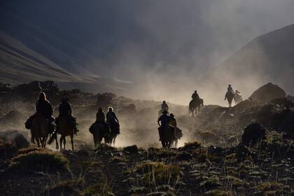 Cordillera de los Andes, Argentina. Edición fotográfica de Dante Cosenza