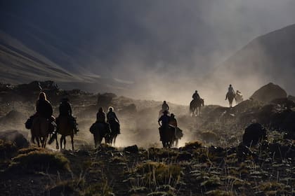 Cordillera de los Andes, Argentina. Edición fotográfica de Dante Cosenza