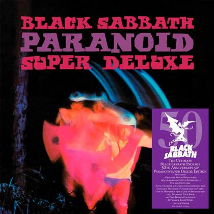 Edición super deluxe por los 50 años de Paranoid, de Black Sabbath