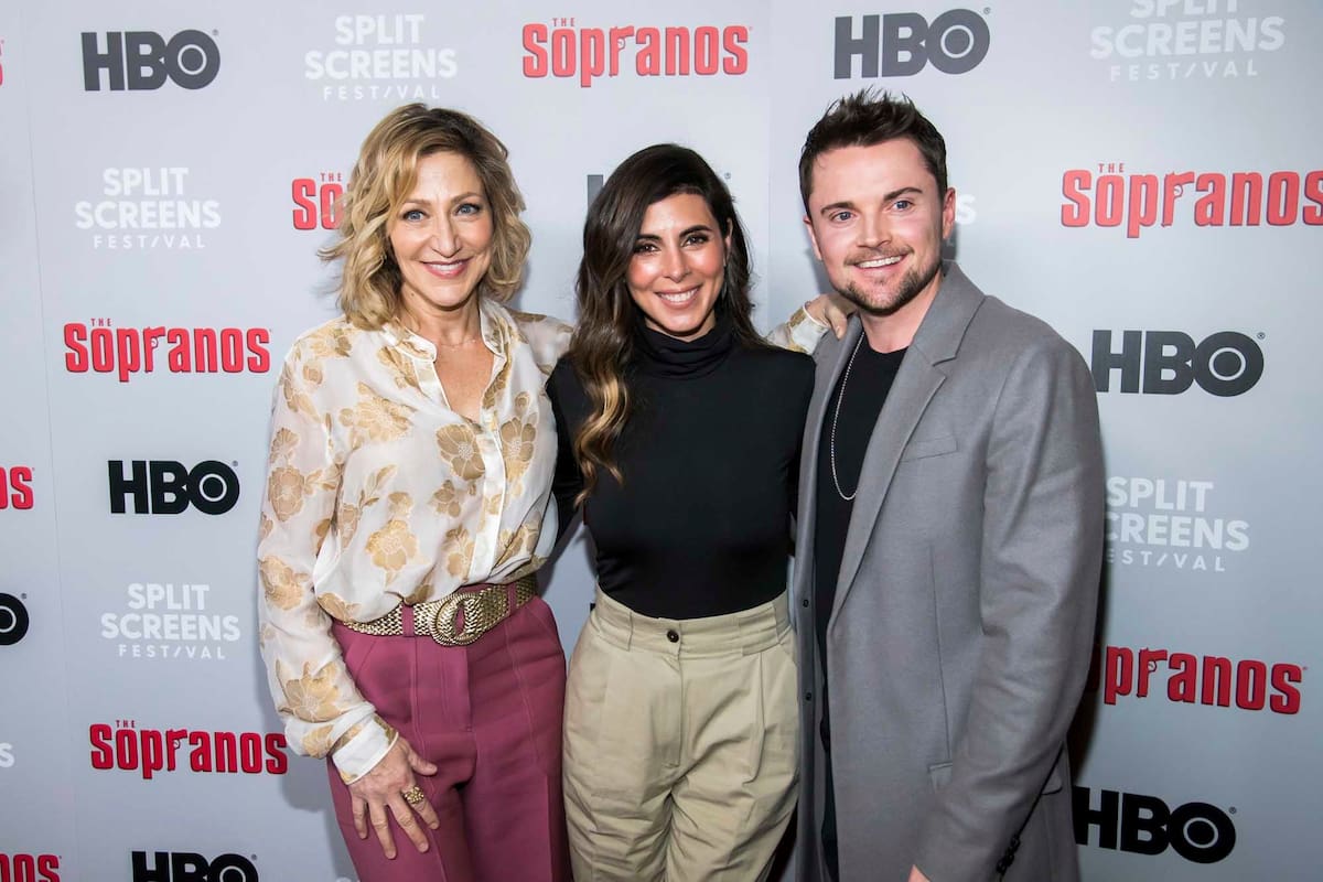 Edie Falco, Robert Iler y Jamie-Lynn Sigler