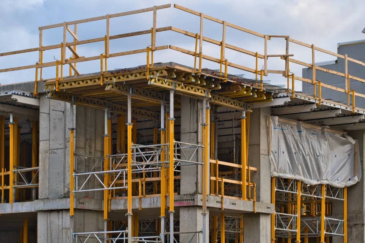 Edificio en construcción en Somerville, Massachusetts