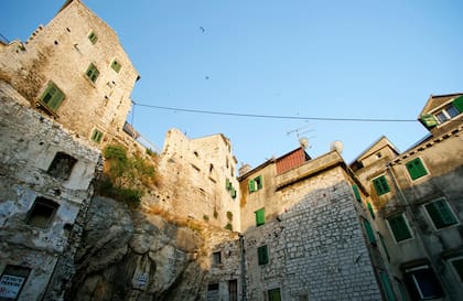 Edificios medievales de Šibenik.