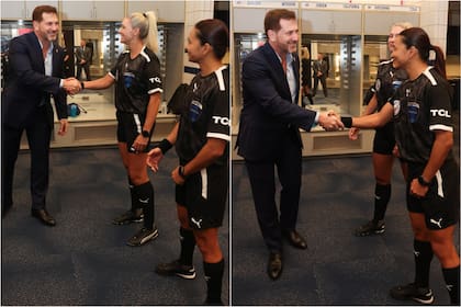 Edina Alves y Neuza Back, árbitras brasileñas que dirigieron Perú vs. Chile en la Copa América (Foto: X/@agdws)