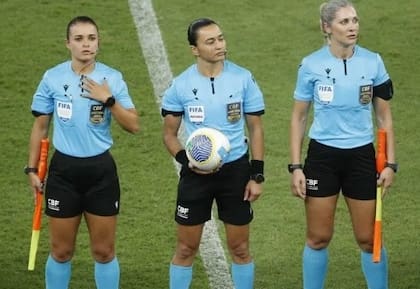 Edina Alves y Neuza Back ya habían conformado una terna arbitral juntas en la Copa de Brasil
