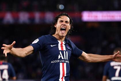 Edinson Cavani fue multicampeón en Francia con Paris Saint Germain