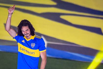 Edinson Cavani debuta con la camiseta de Boca en la Copa Libertadores 2023 frente a Nacional de Uruguay