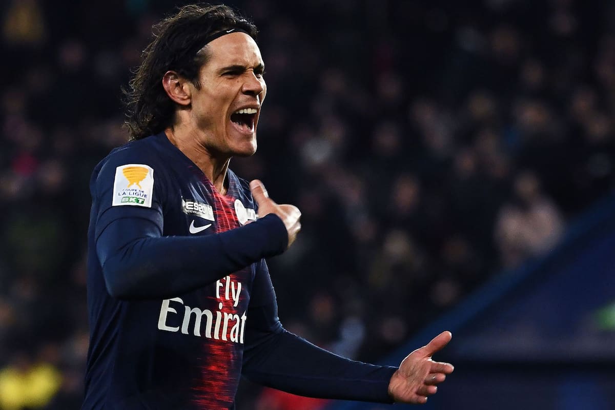 Edinson Cavani, en la mira de Boca