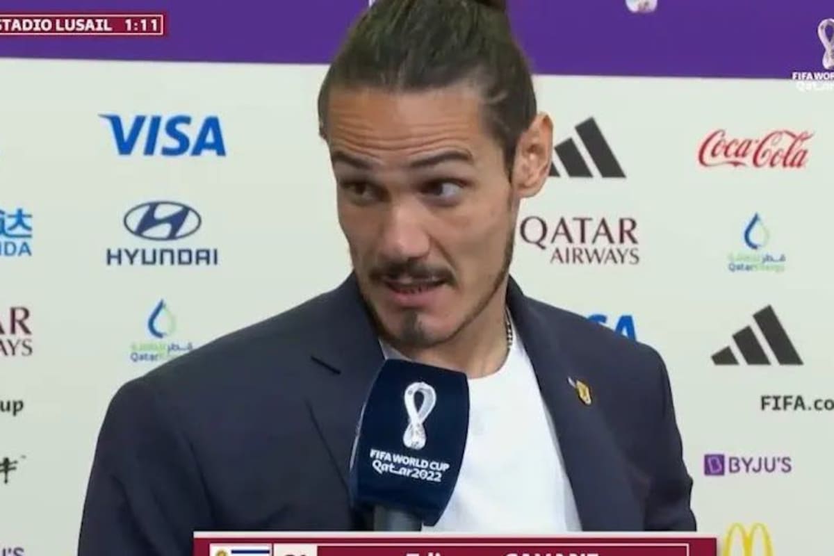 Edinson Cavani, luego de la derrota de Uruguay ante Portugal, con un mensaje desafiante al DT Diego Alonso