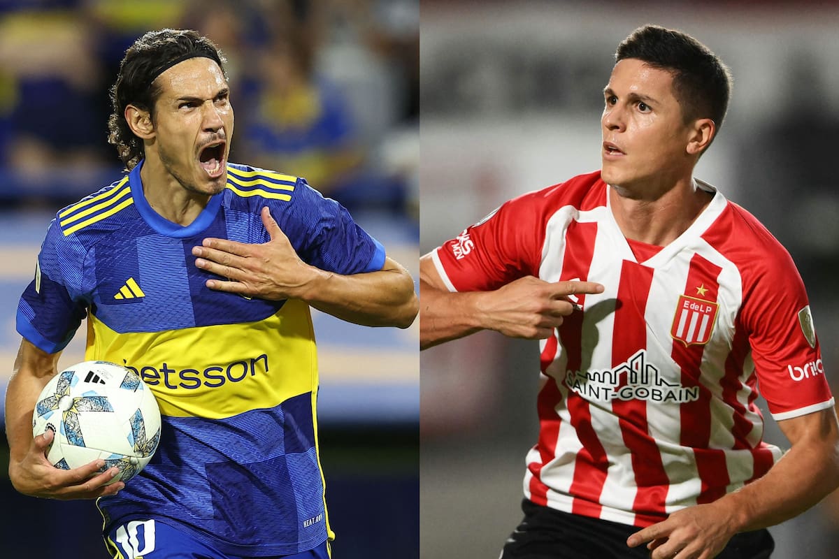 Edinson Cavani y Guido Carrillo intentarán ser efectivos en las áreas para meter a sus equipos en la final de la Copa de la Liga