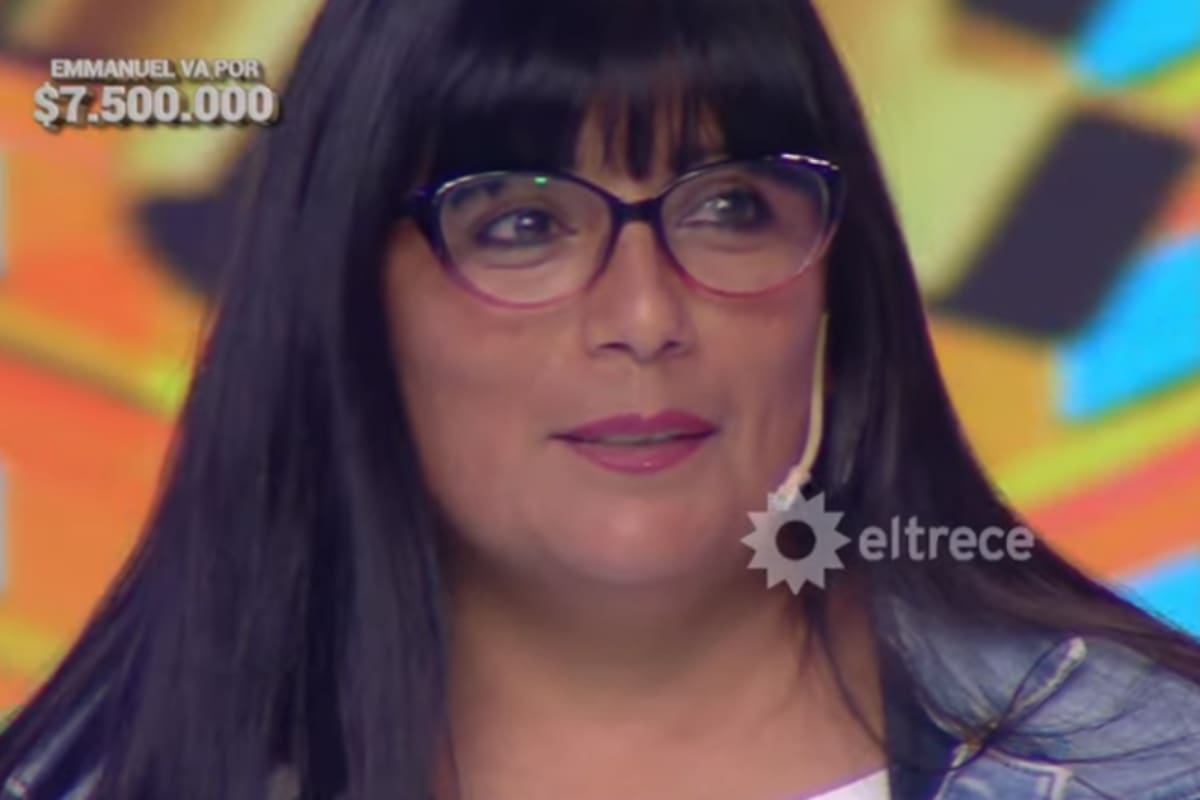 Edith ganó los $3.000.000 en Los 8 escalones (Foto: Captura eltrece)