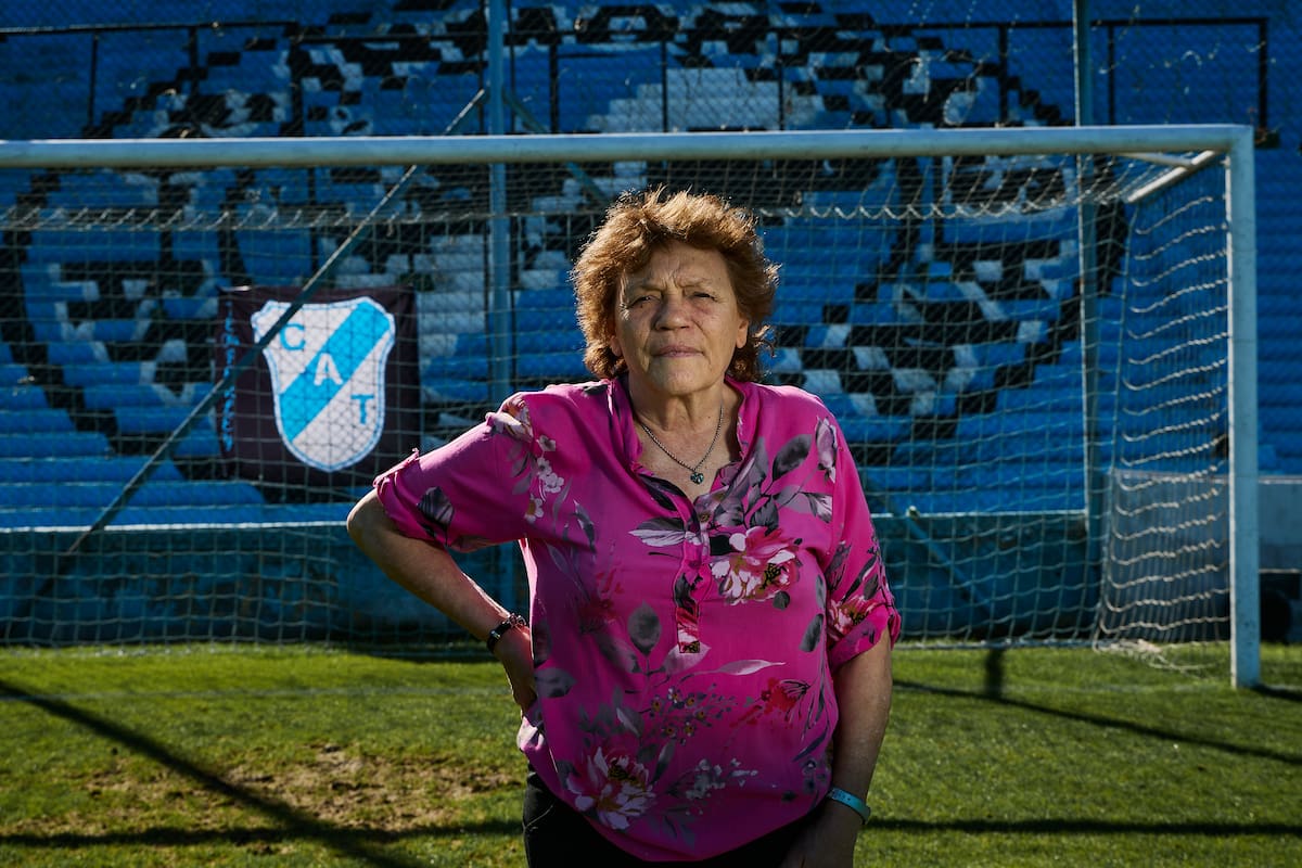 Edith Pecorelli, exdirigenta de Temperley, que tuvo un rol fundamental cuando el club quebró en los 90 y llegó a hipotecar su casa.