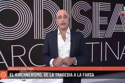 Editorial de Carlos Pagni en LN+ (Archivo)