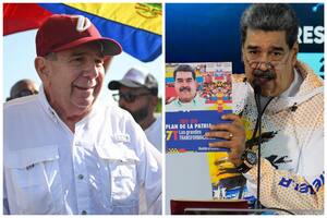 Edmundo González y Nicolás Maduro