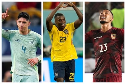 Edson Álvarez, Moisés Caicedo y Salomón Rondón, la esperanza de México, Ecuador y Venezuela en esta Copa América 2024