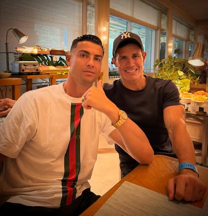 Edu Aguirre es amigo de Cristiano Ronaldo desde su paso por el Real Madrid