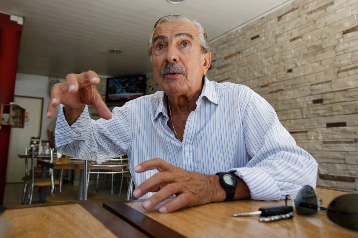 Eduardo "Polo" Román en una nota de 2015, su hijo recibio 5 tiros en un intento de robo en la calle.