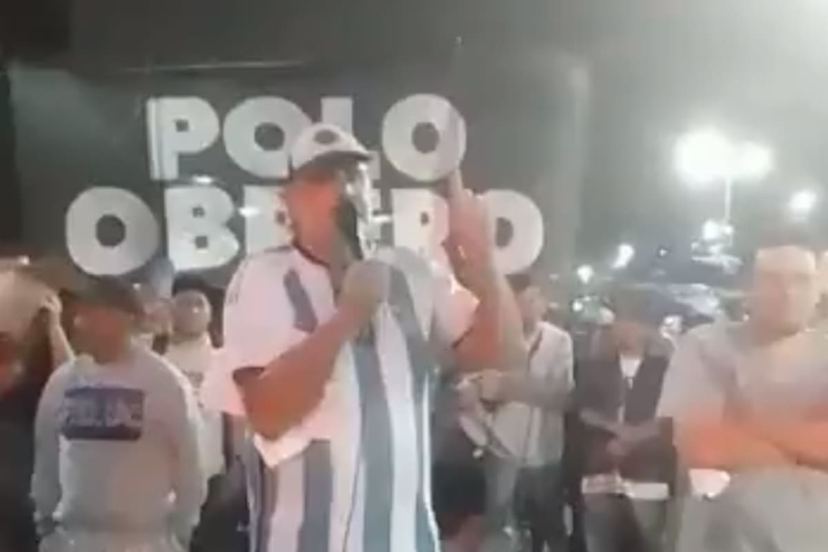 Eduardo Belliboni anunció el final del acampe en la 9 de julio