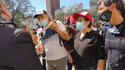 Eduardo Belliboni junto a Mónica Sulle