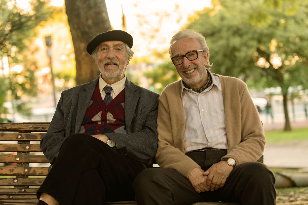 Eduardo Blanco y Luis Brandoni en Parque Lezama