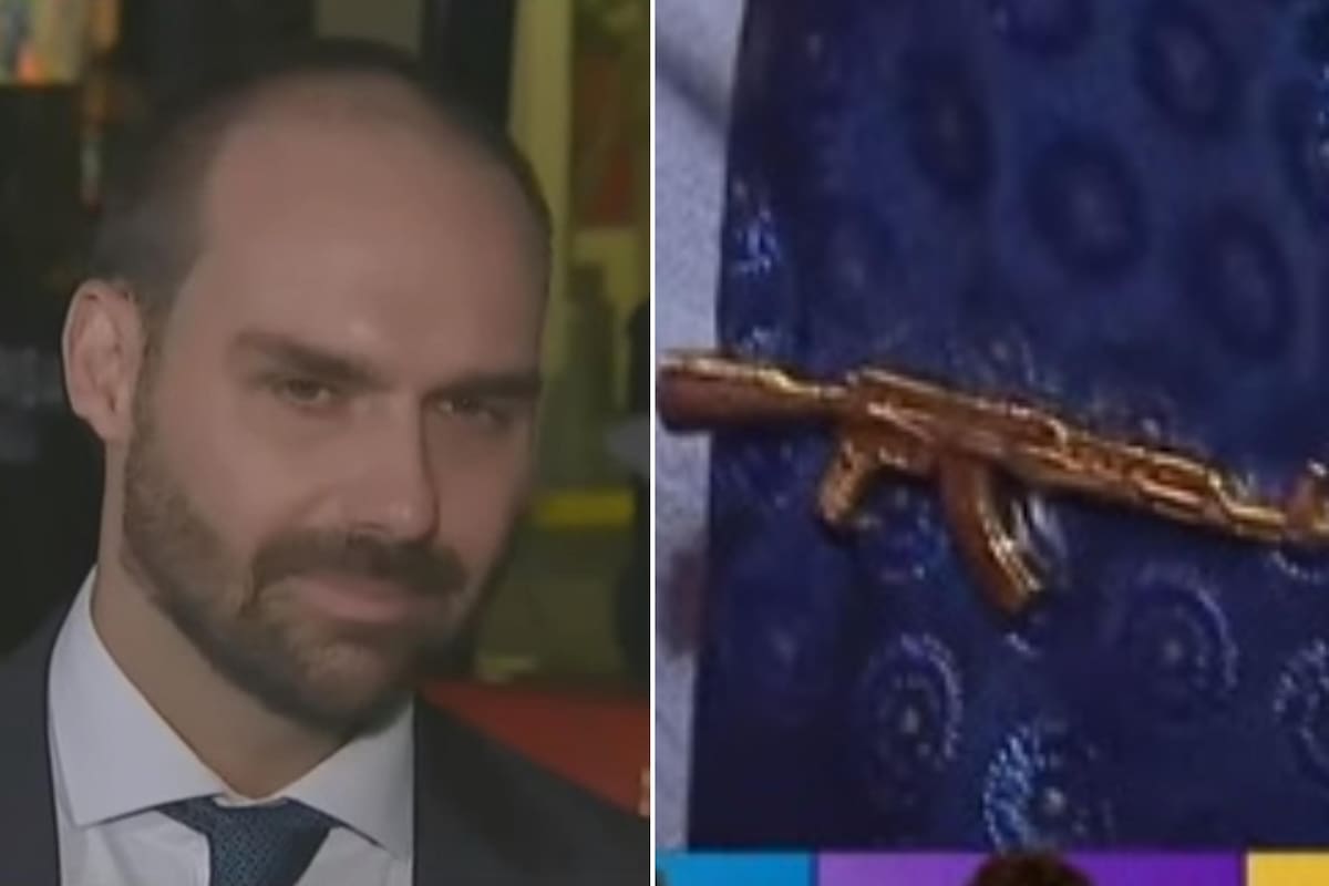 Eduardo Bolsonaro entrevistado en LN+