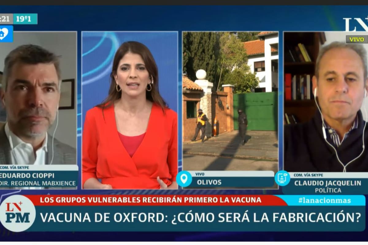 Eduardo Cioppi, director regional de Mabxience, sostuvo para LA NACION PM que las 250 millones de dosis que producirán "cubren muy bien Latinoamerica en la primera instancia"