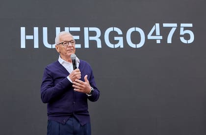 Eduardo Costantini durante la inauguración del proyecto del Bajo porteño