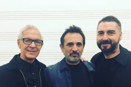 Eduardo Costantini, Jorge Macchi y Agustín Pérez-Rubio